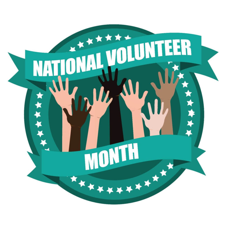 April is National Volunteer Month 2nd Pair Of Hands
